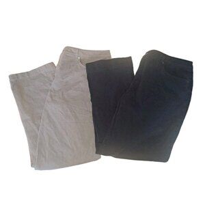 Jones NY Sport Women's Size 16 Blue And Gray Pants 36x30 With Shape Control